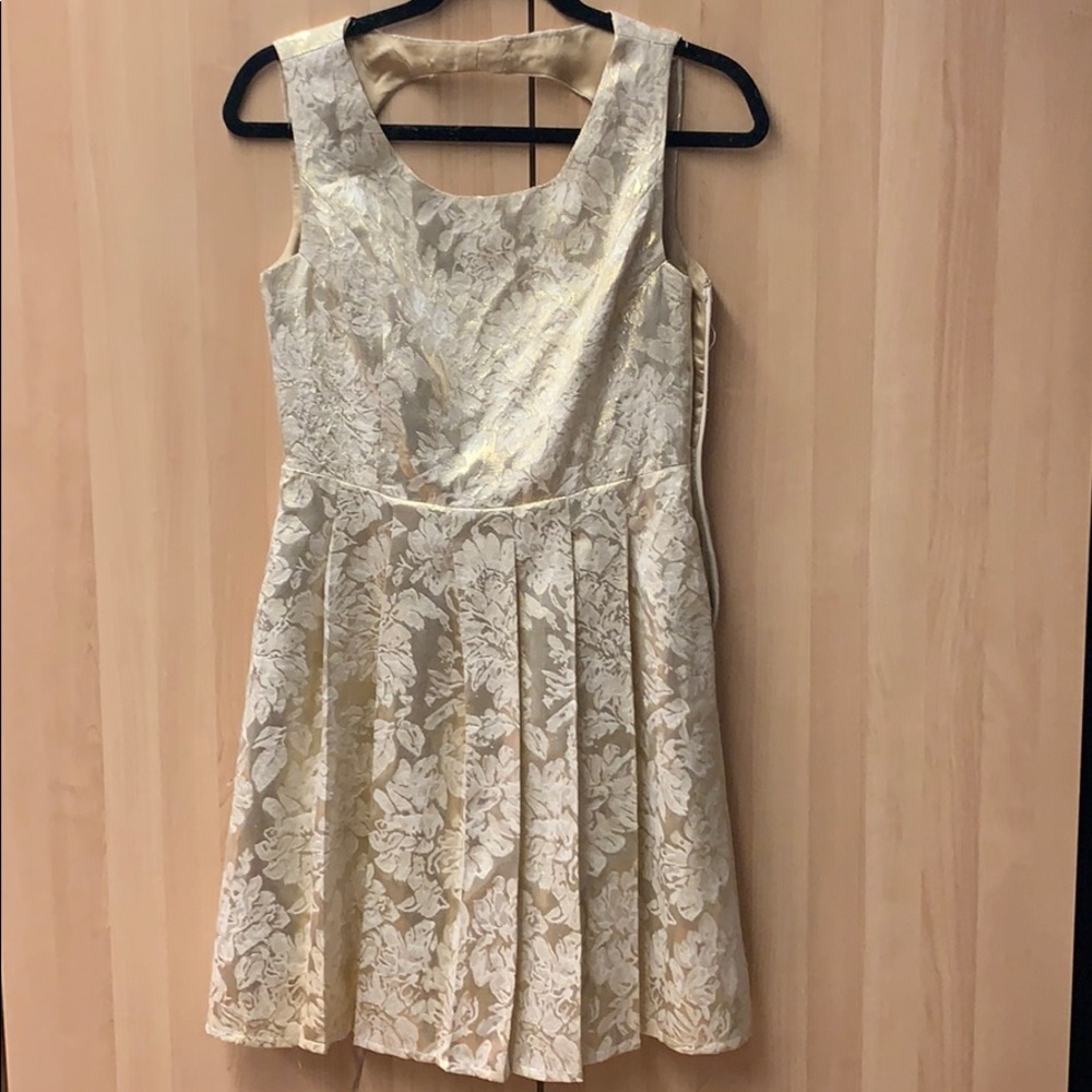Gold Foil Dress